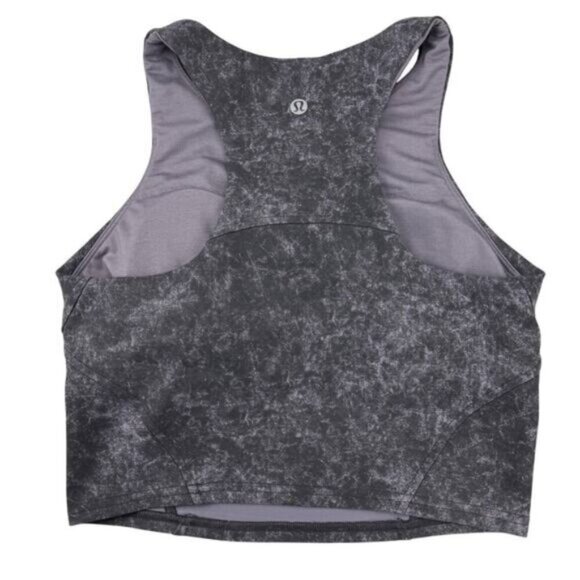 Lululemon Invigorate Training Everlux Tank Top In Dusky Lavender Black Size 4 - Picture 5 of 8
